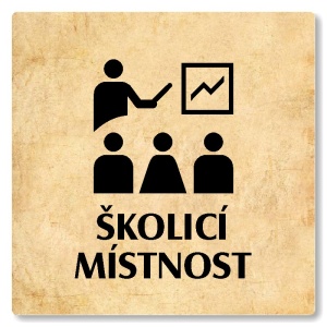 Školicí místnost, 100x100mm, pergamen, Nevada